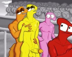 4boys absurd_res absurd_resolution absurdres anal anal_sex anthro athletic athletic_anthro athletic_male backshots bedroom_eyes being_held being_watched black_and_white_background boner bush bushes chest color colored comely_material_morning couple couple_love couple_sex crowd crowd_scene crowd_watching day daylight daytime digital_art digital_drawing_(artwork) digital_media digital_media_(artwork) equine equine_humanoid erect_while_penetrated erection eyeshadow foreskin foreskin_folds fucked fucked_from_behind fucking gay gay_anal gay_male gay_sex hand_on_chest hand_on_hip holding holding_character holding_chest holding_hands holding_hips homo homoerotic homosexual homosexual_male homosexual_sex horse horse_boy horse_humanoid horse_man horse_race_tests horse_racing jovial_merryment lightning_strikes_thrice looking_at_another looking_at_partner looking_back looking_pleasured love love_making lovers loving_it male male/male male_only oily_skin orange_body orange_skin outdoor_nudity outdoor_sex outdoors outside outside_sex partners partners_fucking penis pink_body pink_skin public public_exposure public_humiliation public_indecency public_nudity public_sex race race_track racing racing_track red_body red_skin resolute_mind_afternoon running running_track seductive_look sex shaded shading shock shocked shocked_expression shocked_face shocked_look shocked_male sport sports standing standing_position standing_sex staring staring_at_another stocky_(artist) sunlight sunny sweat sweatdrop sweating sweaty_body sweaty_chest sweaty_legs sweaty_neck sweaty_thighs tail tails track twink twink_penetrated twitter_link twitter_url uncircumcised uncut uncut_penis watched watching watching_sex yaoi yellow_body yellow_skin