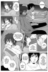 2boys after_sex car driving english english_text height_difference oc original original_character plot schweinchen31 size_difference text text_bubble