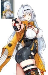 foxyreine jojo_reference pointing_at_viewer tagme yi_xuan_(zenless_zone_zero) yixuan_(zenless_zone_zero) zenless_zone_zero