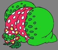 animate_inanimate anthro ass big_butt clothing colored digital_drawing_(artwork) digital_media_(artwork) elemental_creature elemental_humanoid faucyv flora_fauna full-length_portrait huge_butt humanoid hyper hyper_butt lips male mario_bros multicolored_body nintendo panties petey_piranha piranha_plant plant plant_humanoid portrait solo super_mario_sunshine thick_lips underwear wedgie
