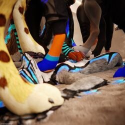 1:1 3d_(artwork) 4k absurd_res animal_genitalia animal_penis anthro anthro_on_anthro balls biped black_body black_fur blender_(artwork) blender_cycles blue_body blue_fur bodily_fluids bottomwear canid canine canine_genitalia canine_penis canis claws clothed clothing cum depth_of_field digital_media_(artwork) dominant dragonplayer dragonplayer_(character) erection feet feet_on_penis foot_fetish foot_lick foot_on_balls foot_on_chest foot_play footjob fox fur genital_fluids genitals grey_body grey_fur group hair hi_res hindpaw hoodie inside knot licking lying lying_on_ground male male/male mammal maro_lupus multicolored_body nude on_back on_ground open_mouth orgasm pants paws penis reflection rexouium sex slim slim_anthro slim_male slim_sub smile stepped_on stepping_on_another stepping_on_balls stepping_on_chest stepping_on_face stepping_on_genitals submissive submissive_male surrounded tail teeth tongue tongue_out topwear trampling white_body white_fur