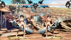 female female_only guilty_gear guilty_gear_strive mod nude nude_female unika_(guilty_gear)