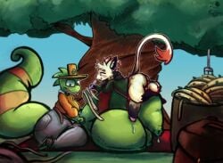 anthro big_penis chameleon delivery_(commerce) food food_delivery generation_1_pokemon generation_8_pokemon genitals hisuian_form hisuian_zorua huge_cock hybrid hyper hyper_genitalia hyper_penis kai_mew-(character) legendary_pokemon lizard male male/male mew mew_(pokemon) nintendo oscar_(unusualmoondemon) pasta penis pokemon pokemon_(species) public regional_form_(pokemon) reptile scalie spaghetti unusualmoondemon zorua
