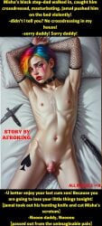 1boy 1femboy 3d afroking ai_generated armpit armpits armwear armwear_only beautiful bed blue_eyes caption castration castration_device cbt choker crossdressing crossdressing_male cum cum_on_body cute cute_face dad daddy dripping dripping_cum dripping_precum dyed_hair english_text exposed_breasts exposed_nipples exposed_torso father father_and_son femboy femboysub feminine_male feminization fishnet_armwear flat_chest flat_chested gay gore incest lying lying_down lying_on_back lying_on_bed makeup male male_only maledom maledom_caption naked naked_male nude nude_male pale-skinned_male pale_skin penis qos_tattoo rainbow_hair realistic ruined_makeup semen semen_on_body short_hair sissy skinny skinny_male sleeves small_penis solo step-incest story submissive submissive_male tattoo teen teen_boy teenager text tiny_penis topless topless_male torture tortured trap twink violence violent white_body white_skin yaoi