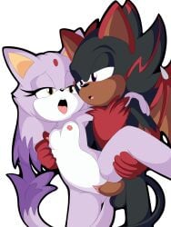 black_arms_(sonic) blaze_the_cat demon demon_tail demon_wings fan_character gold_eyes holding_leg j_nsfw legs_up purple_eyes sonic_(series) sonic_fan_characters sonic_oc sonic_the_hedgehog_(series) tagme tongue tongue_out two_tone_body