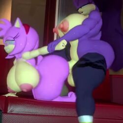 1_minute_long 1girls 2025 2futas 2futas1girl 3d 3d_animation 3d_model age_difference amy_rose amy_rose_(kabalmystic) animated anthro anthro_on_anthro anthro_penetrated anthro_penetrating ass balls bat big_ass big_breasts big_penis breasts casual cleavage closed_eyes clothing completely_nude couch cowgirl_position crown cub fast_sex feet female female_cub fucked_from_behind full-package_futa full-package_futanari fur furry futa_milf futa_on_female futa_penetrating futa_with_female futadom futanari futanari_penetrating green_eyes hedgehog high_heel_boots intersex kabalmystic large_breasts lavender_fur leviantan581re long_video longer_than_one_minute magomew_(artist) mammal mating_press maximum_overdrive milf mobian mobian_(species) mobian_bat mother_and_son's_girlfriend mp4 multiple_poses nipples nude_female penis pink_body pink_fur purple_hair pussy queen_aleena queen_aleena_(kabalmystic) rouge_the_bat rouge_the_bat_(kabalmystic) rough_sex sega sex sonic_(series) sonic_adventure_2 sonic_the_hedgehog_(series) sonic_underground sound sound_edit sound_effects stockings tagme thighhighs vaginal_penetration veiny_penis video video_games watching watching_sex
