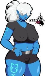 1girls 2025 2d big_breasts big_thighs blue_body blue_skin breasts candy curvy curvy_figure daken_art(artist) daken_henderson(artist) demon demon_girl desdemona_(fortnite) epic_games fanart female fortnite fortnite:_battle_royale hair_covering_eye nipples_visible_through_clothing pallette piercing piercing_nipples shiny_skin tattoo thick_thighs thighs tied_hair underworld_desdemona_(fortnite) white_hair