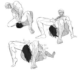 2d 2d_(artwork) anal anal_stimulation anus_lick arthur_morgan ass ass_in_face ass_to_mouth big_ass big_ass_(male) big_butt big_butt_(male) blonde_male bonjourdraws charles_smith completely_nude completely_nude_male cowboy dark-skinned_male dark_skin eating_ass flaccid flaccid_penis gay gay_sex hairy hairy_male interracial licking_ass light-skinned_male light_skin male male/male male_rimming_male nude nude_male red_dead_redemption red_dead_redemption_(series) red_dead_redemption_2 rimjob rimming rimming_male rockstar_games sitting sitting_on_face video_game_character video_games western