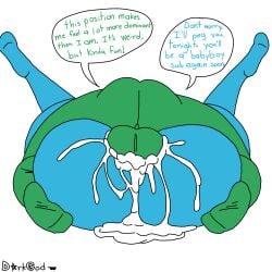 anthro ass cum_in_pussy dialogue iterator_(rain_world) looks_to_the_moon_(rain_world) mating_press no_significant_harassment_(rain_world) penis_in_pussy rain_world thecreechur12345 vaginal_sex wholesome