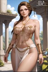 ai_generated assassin's_creed_(series) assassin's_creed_odyssey beautiful benniarts greek greek_female jewelry kassandra loincloth seductive