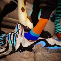 1:1 3d_(artwork) 4k absurd_res animal_genitalia animal_penis anthro anthro_on_anthro balls biped black_body black_fur blender_(artwork) blender_cycles blue_body blue_fur bodily_fluids bottomwear canid canine canine_genitalia canine_penis canis claws clothed clothing cum depth_of_field digital_media_(artwork) dominant dragonplayer dragonplayer_(character) erection feet feet_on_penis foot_fetish foot_lick foot_on_balls foot_on_chest foot_play footjob fox fur genital_fluids genitals grey_body grey_fur group hair hi_res hindpaw hoodie inside knot licking lying lying_on_ground male male/male mammal maro_lupus multicolored_body nude on_back on_ground open_mouth orgasm pants paws penis reflection rexouium sex slim slim_anthro slim_male slim_sub smile stepped_on stepping_on_another stepping_on_balls stepping_on_chest stepping_on_face stepping_on_genitals submissive submissive_male surrounded tail teeth tongue tongue_out topwear trampling white_body white_fur