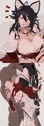 ahri ahri_(league_of_legends) anonymous_male tagme