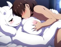 ai_generated deltarune dupi kris_(deltarune) toriel undertale undertale_(series)
