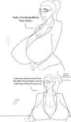 anonsmall big_ass big_breasts big_lips curvaceous gerda_mintz gerda_mintz huge_breasts plump_lips ponytail round_glasses small_penis small_penis_adoration small_penis_big_foreskin teacher teacher_and_student teacher_outfit tutor