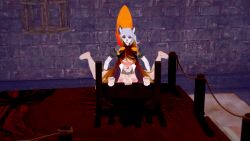 3d ahe_gao animal_ears animated anthro anthro_on_human artist_request cum detailed_background female furry futa_on_female futanari human humanoid intersex interspecies kemonomimi koikatsu sex source_request