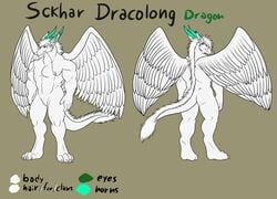 angel_dragon anthro dragon erection kimmykun male male_only penis sckhar solo