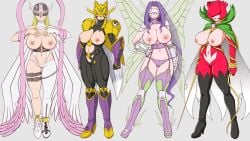 4_wings angel angewomon areola areolae big_breasts bimbo blonde_hair breasts breasts_out crest_of_light crests_(digimon) digimon digimon_(species) digimon_adventure digimon_frontier digimon_tamers fairimon fairy fairy_wings fairymon functionally_nude glamour_works hips huge_breasts huge_hips huge_thighs kazemon large_breasts looking_at_viewer milf nipples pointless_clothes pointless_clothing purple_hair rosemon sakuyamon tagme take_your_pick thick_thighs thighs topless useless_clothes useless_clothing visor wide_hips wings
