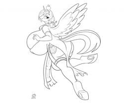 2015 alicorn alternate_species alternate_version_available animal_genitalia animal_penis anthro anthrofied badgerben balls big_breasts big_macareina_(mlp) big_macintosh_(mlp) breasts dress equine equine_penis erect_nipples erection feathered_wings feathers friendship_is_magic furry futa_only futanari futanarization garter_straps hasbro hi_res horn horsecock huge_breasts hyper hyper_balls hyper_breasts hyper_penis hyper_testicles intersex mammal my_little_pony nipples penis penis_under_dress rule_63 solo stockings testicles thighhighs wings