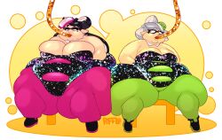 bbw belly big_ass big_belly big_breasts breasts butts_touching callie_(splatoon) chubby chubby_cheeks chubby_female curvy double_chin drink drinking fat fat_ass fat_belly fat_butt fat_cheeks fat_face fat_thighs fat_woman feeding female hose huge_ass huge_belly huge_breasts huge_thighs hyper_ass hyper_thighs large_ass large_belly large_breasts large_thighs marie_(splatoon) morbidly_obese morbidly_obese_female obese obese_female overweight overweight_female piffledoodle splatoon splatoon_(series) ssbbw thick_arms thick_thighs tight_clothing