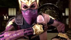 1boy 1girls 2017 3d absurdres animated bare_shoulders big_breasts breasts costume erection eyebrows eyelashes eyeshadow female fingerless_gloves handjob hands highres large_breasts looking_at_viewer makeup male mask mileena mortal_kombat mortal_kombat_x no_sound partial_male penis pov sfmarvel source_filmmaker video yellow_eyes