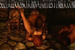 3d aela_the_huntress animated redguard seizuredogsskyrimnaughties sexlab skyrim tesv the_elder_scrolls