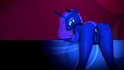 2017 3d anthro ass buttplug equine female friendship_is_magic furry horse mammal mr.tektite my_little_pony pony princess_luna_(mlp) sex_toy smile solo source_filmmaker