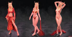 1girl 1girls 2017 areolae armpits barefoot blizzard_entertainment blonde_hair blood_elf blood_elf_paladin bra breasts cleavage completely_nude completely_nude_female dress elf elf_female elf_girl feet female female_only full_body green_eyes horde large_breasts long_hair mavezar midriff naked naked_female navel nipples nude nude_female original_character paladin_(warcraft) panties pointy_ears pussy solo toes underwear undressing valeera_skyfire warcraft world_of_warcraft