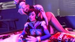 2futas 3d anal anal_creampie anal_sex animated areolae ass black_hair black_hair_bottom blackjr blizzard_entertainment blonde_hair blonde_hair_on_black_hair blonde_hair_top bodysuit breasts brown_hair clothing cum cum_in_ass cum_inside d.va dickgirl distracted_sex domination electronics english_dialogue english_text futa_on_futa futanari game_controller gaming handwear human intersex light_hair_on_dark_hair longer_than_30_seconds lying mercy moaning multitasking nipples on_stomach overwatch pale_skin sex_while_gaming sex_while_occupied sound source_filmmaker thrusting video