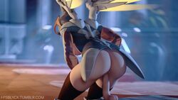 1girls 3d animated ass back bodysuit breasts breasts_out dildo female fpsblyck light-skinned_female looking_back masturbation mercy nipples no_panties no_sound open_clothes overwatch pussy rear_view riding riding_dildo sex_toy shorter_than_10_seconds sideboob thighhighs turning vaginal_penetration video wings