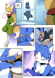 canine comic fox invalid_tag krystal mammal mccloud nintendo star_fox video_games