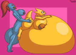 1futa 1girls 2017 2d 9-puzzle all_fours alphys anthro areola balls big_areola big_balls big_breasts big_butt big_nipples breasts butt completely_nude completely_nude_female completely_nude_futanari cum cum_filled cum_inflation cum_inside dickgirl doggy_style duo english_text excessive_cum eyewear female fish from_behind from_behind_position futa_on_female futanari glasses hair huge_balls huge_breasts humanoid hyper hyper_balls hyper_breasts inflation intersex intersex/female lizard_girl lizard_humanoid marine muscles muscular_female nipples nude nude_female nude_futanari open_mouth purple_background red_eyelids red_hair reptile scalie sex simple_background stomach_bulge text undertale undertale_(series) undyne video_games yellow_body