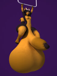 3d anthro anthroanim balls big_balls dragon horn huge_balls hyper hyper_balls hyper_penis male milenth_drake nipples penis simple_background thick_thighs wide_hips