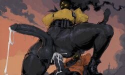 ai_generated anal cum cum_in_ass deadlock futanari haze_(deadlock) intersex mcgold4553 valve