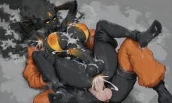 ai_generated anal armpits cum cum_in_ass deadlock feet futanari haze_(deadlock) mcgold4553 valve