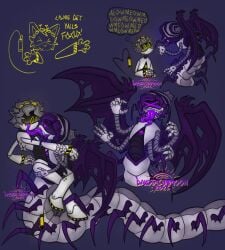 centipede dakotasunmoon_(artists) eldritch_abomination eldritch_horror holo_spooky_snake_crab murder_drones n_(murder_drones) tagme uzi_(murder_drones)