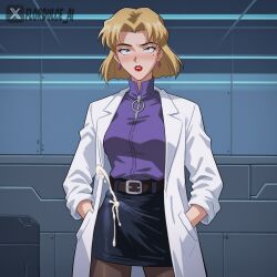 ritsuko akagi from neon genesis evangelion by flordulce