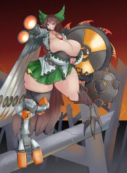 utsuho reiuji from touhou by greenm