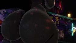 1girls 3d big_breasts black_body bouncing_ass female female_only from_behind huge_ass huge_thighs karelia_(acerattman) low-angle_view music shaking_butt sloppydragons smiler_(the_backrooms) solo sound tagme tail talking_to_viewer the_backrooms video voice_acted vrchat wide_hips