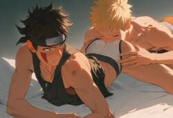 ai_assisted ai_generated anime anime_style ass ass_focus ass_grab ass_up asshole blonde_hair blonde_male boyfriend brown_hair brunette_hair butt_focus butt_grab dirty gay headband inuzuka_kiba male male/male male_only naruto naruto_(series) naruto_shippuden sniffable_ass sniffing sniffing_anus sniffing_ass sniffing_butt sweaty sweaty_ass sweaty_body sweaty_butt underwear uzumaki_naruto whisker_markings whiskers yaoi