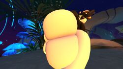 ass ass_focus big_ass caked_up closed_eyes eyeliner fat_ass femboy furry goth goth_femboy horns horny_male hyper_ass hyper_butt juicy_butt laying_on_side long_tail mrhighvoice phat_ass showing_ass showing_off_ass teasing_viewer thicc_ass thick_ass thick_butt vrchat