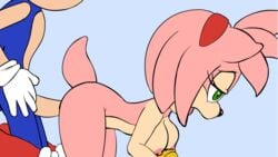 2017 ahe_gao all_fours ambiguous_penetration amy_rose animated anthro ass black_nose breasts clothing cum cum_on_ass cum_on_back cumshot dialogue duo ejaculation english_text exposed_torso female footwear frame_by_frame from_behind_position gloves green_eyes hair half-closed_eyes handwear headband hedgehog hi_res looking_back looking_pleasured male mammal mostly_nude nipples nude open_mouth orgasm penetration penis pink_hair pull_out sega sex short_hair sonic_(series) sonic_the_hedgehog sonic_the_hedgehog_(series) straight text the_other_half tongue tongue_out video_games