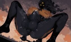 ai_generated bulge cum deadlock futanari haze_(deadlock) mcgold4553 valve