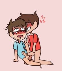 2boys albertsstuff balls bottomless drool drooling flamingo_(youtuber) gay glasses homoerotic homosexual huffing jalbert jayingee maidblox male male_only penis penis_on_penis roblox roblox_youtuber tagme youtube youtuber