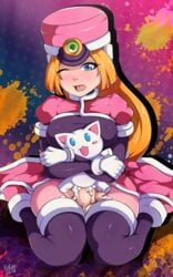 1futa 2017 artist_name blonde_hair blue_eyes blush breasts capcom censored cum dated exlic futa_only futanari hat horny human intersex large_breasts legs long_hair masturbation mega_man mega_man_zx mosaic_censoring one_eye_closed open_mouth penis plushie prairie shako_cap shiny shiny_hair shiny_skin sidelocks solo solo_futa text thighs