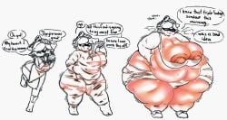 adult adult_female bbw belly belly_button belly_expansion belly_grab belly_inflation belly_out belly_overhang belly_rolls big_belly big_breasts big_butt big_nipples big_thighs clothes_ripping curvy eating eating_food fat fat_ass fat_butt fat_female fat_fetish feederism feedism female female_only food food_fetish food_in_mouth heavy_ass heavy_balls heavy_breathing marie_(splatoon) obese obese_female overhanging_belly overweight overweight_anthro overweight_female puffy_areola puffy_nipples splatoon splatoon_2 splatoon_3 ssbbw wardrobe_malfunction