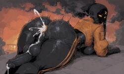 after_anal ai_generated cum cum_in_ass deadlock futanari haze_(deadlock) intersex mcgold4553 valve