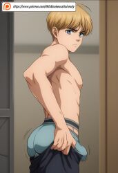 armin arlert from attack on titan by willainukeusallalready