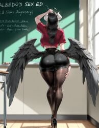 albedo (overlord) from overlord (maruyama) by liu (artist)
