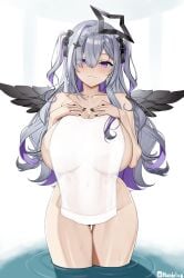 1girls absurd_res amane_kanata ass barefoot breasts busty child_bearing_hips curvaceous curvy female female_focus female_only handplug highres holoforce hololive hololive_japan huge_ass huge_breasts inviting light-skinned_female light_skin long_hair looking_at_viewer seductive seductive_smile smile smiling_at_viewer solo solo_female suggestive thick thick_ass thick_thighs virtual_youtuber voluptuous wide_hips