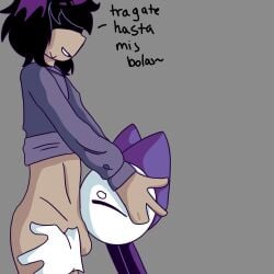 black_hair friendly_fire friends friends_with_benefits friendship_is_magic kitten morenor sucking sucking_penis
